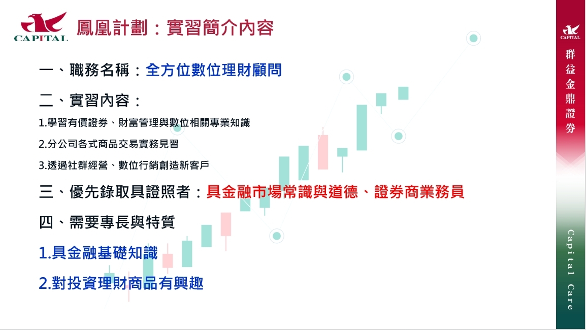 群益證券實習照片01